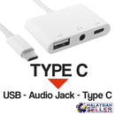 idrop USB-C OTG Audio Adapter [ Type C to USB / 3.5mm Audio Jack / Type C ]