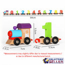 idrop NUMBER TRAIN - Numeric Wooden Train Learning Toy