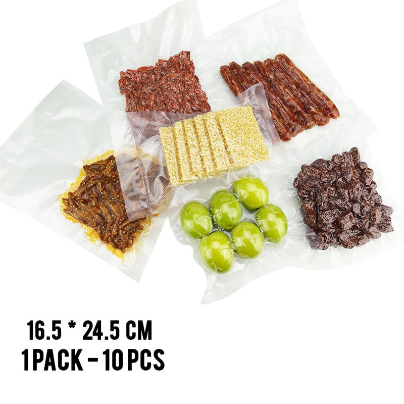 idrop 16.5 * 24.5cm Vacuum Packing Plastic Bags For Vacuum Sealer Machine Food Storage Bags [ 2 pack ]