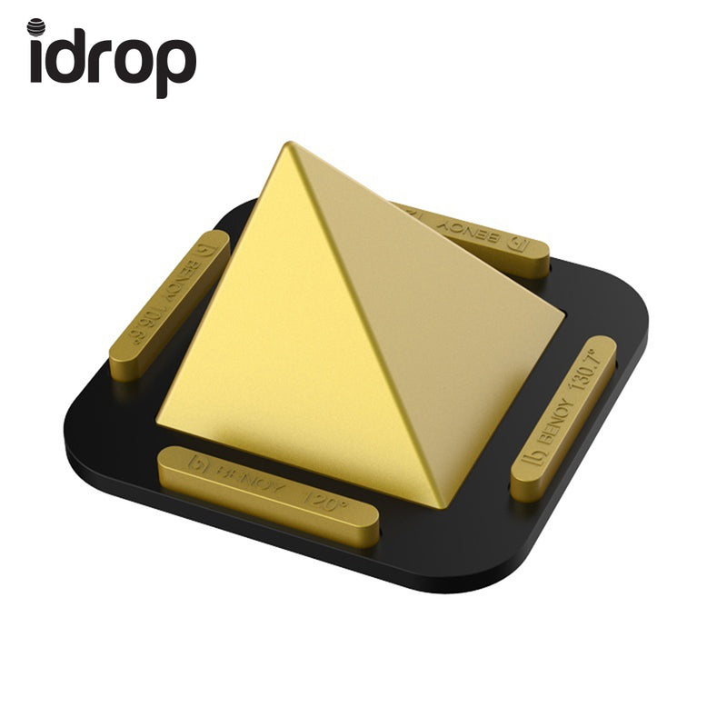 idrop Pyramid Phone Holder Stand Soft Silicone Non-slip Car Desk Stand Holder for all Smartphone Mobile phone Support Mount