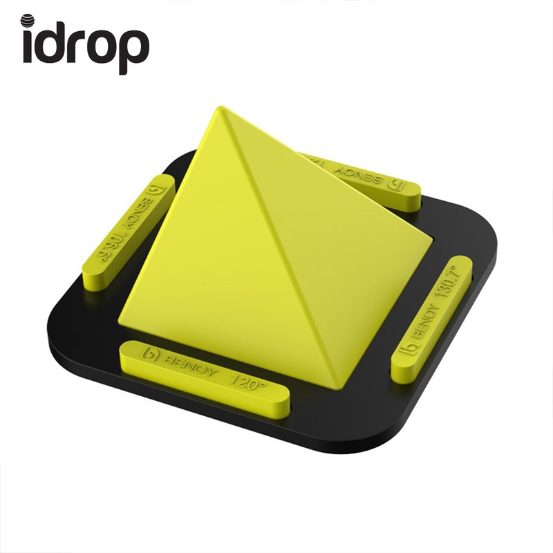 idrop Pyramid Phone Holder Stand Soft Silicone Non-slip Car Desk Stand Holder for all Smartphone Mobile phone Support Mount
