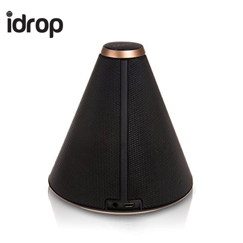 idrop Portable Cone Shape Colorful LED Lights Pulse Bluetooth Speaker Multi-color LED
