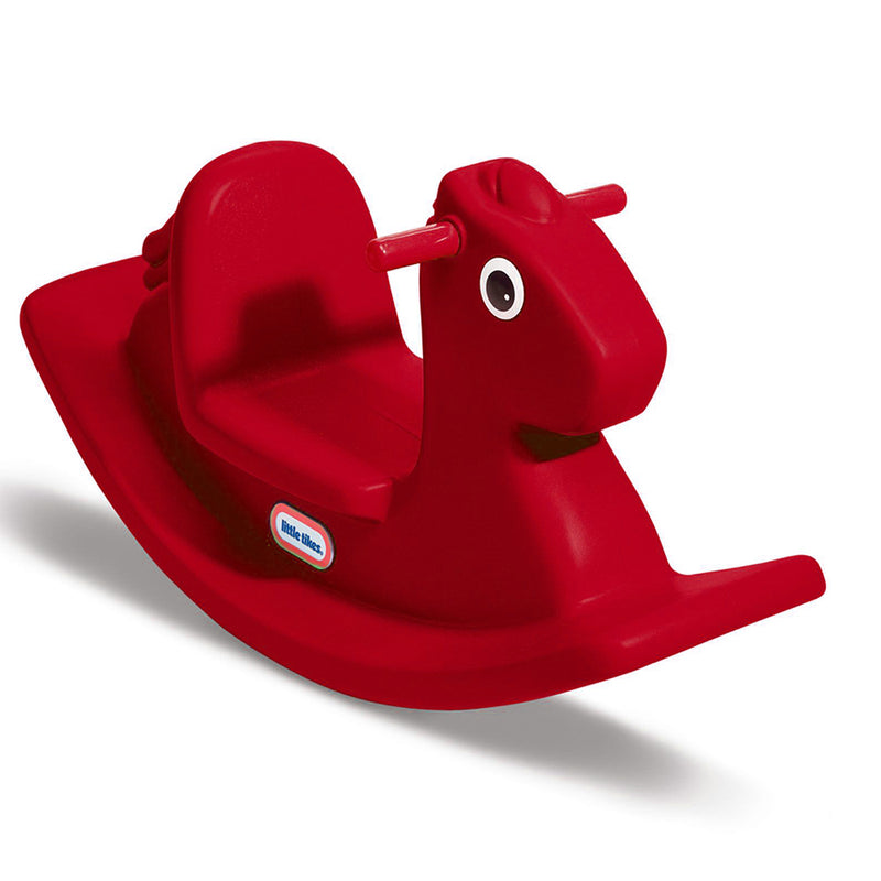 idrop Kid Children Creative Rocking Horse Toy for Indoor & Outdoor Home Toy [ Yellow / Red / Teal ]