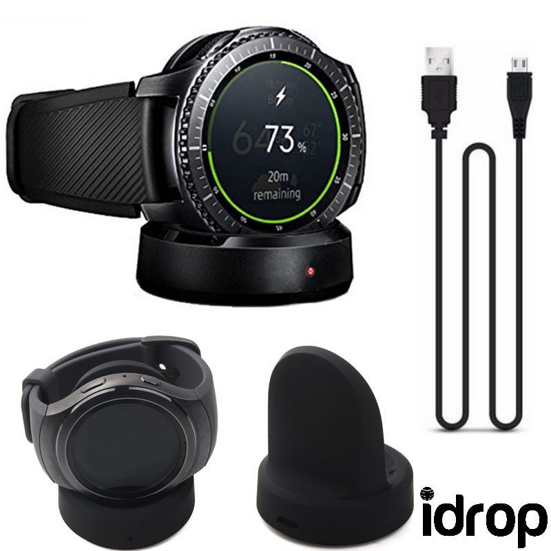 idrop Wireless Charging Dock Charger Cradle For Samsung Gear S3 S2 Smart Watch