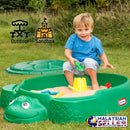 idrop Classic Kids Children Round Turtle Sandbox for Outdoor Toys [LT-TSB-C]