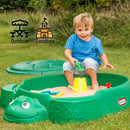 idrop Classic Kids Children Round Turtle Sandbox for Outdoor Toys [LT-TSB-C]