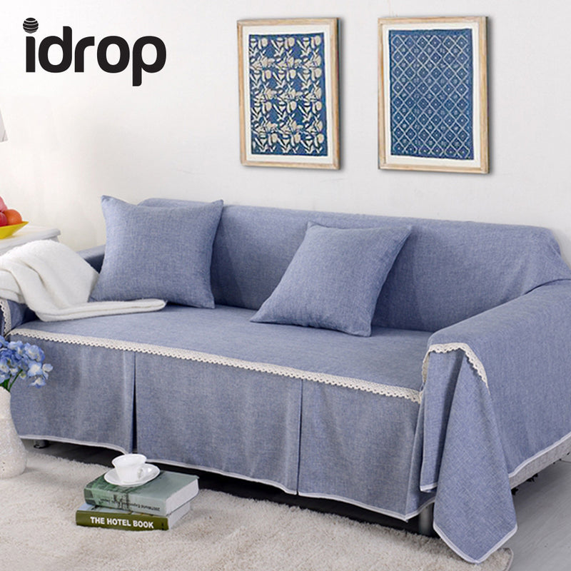 idrop Linen Sofa Cover Triple