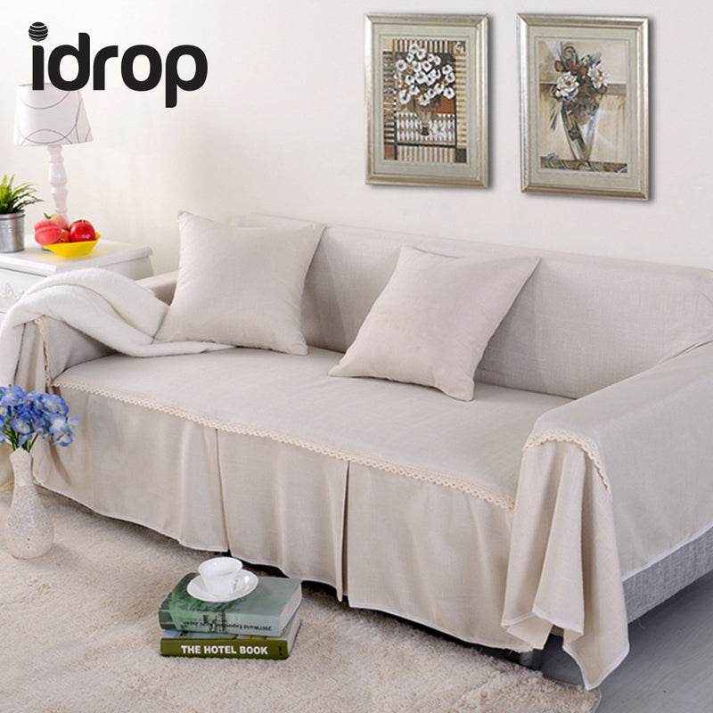 idrop Linen Sofa Cover Single