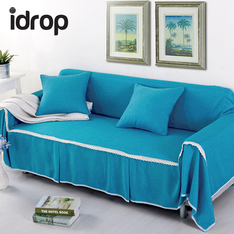 idrop Linen Sofa Cover Triple