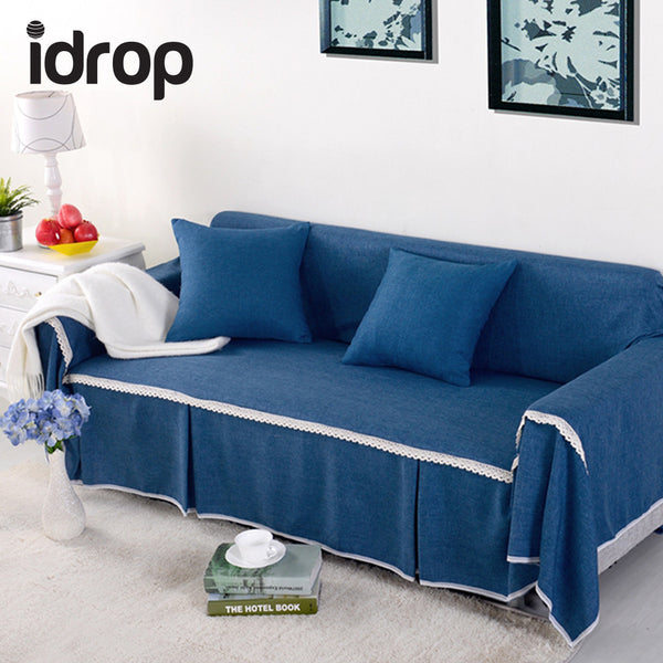 idrop Linen Sofa Cover Double