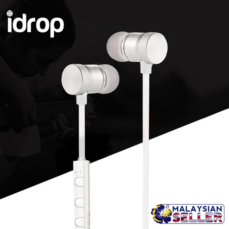 idrop SPX-E002 Stereo Bluetooth 4.1 Earphone Wireless Magnetic In-ear Headphone