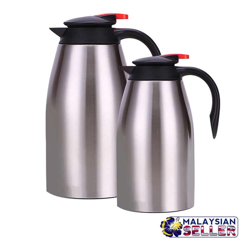 idrop Stainless Steel Double Wall Coffee Thermos Flask 1.5L / 2L