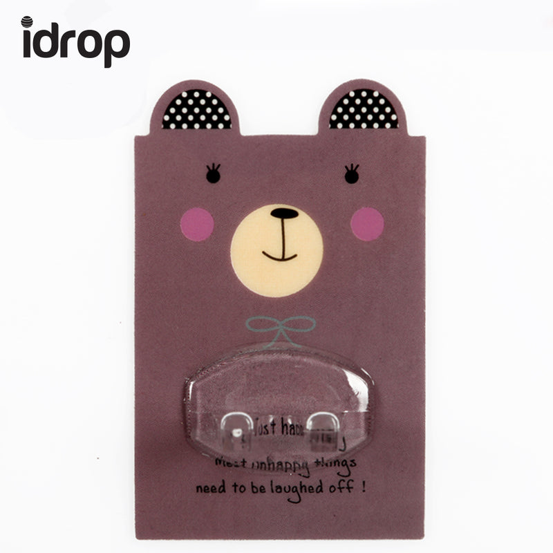 idrop Set of 2 Creative Cartoon Bathroom Hanging Toothbrush Shelf Paste Seamless Toothbrush Rask