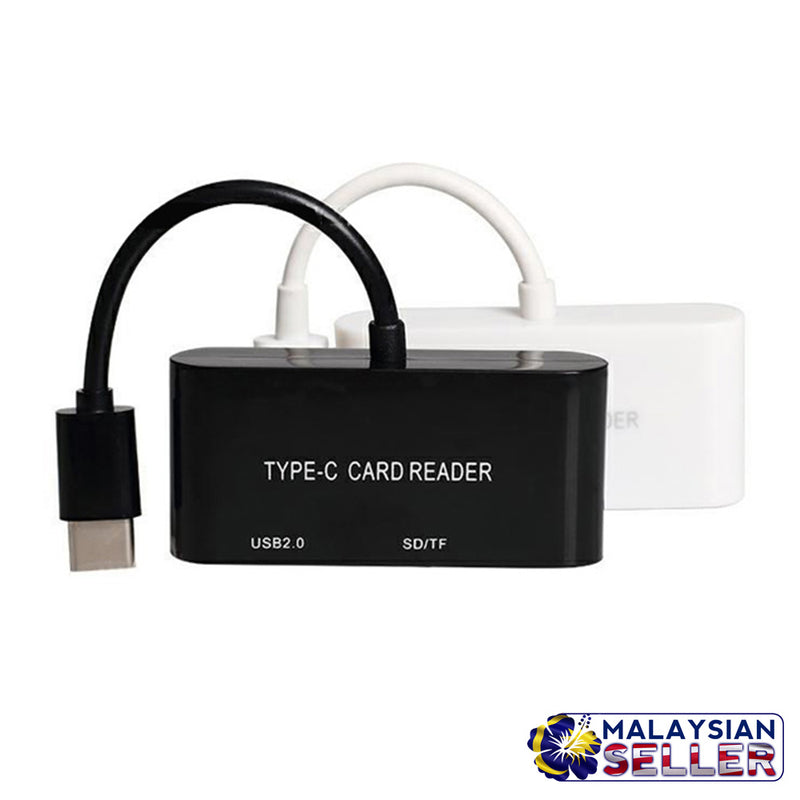 idrop 3in1 Type C Micro SD SDHC TF Card Reader USB 3.1 OTG Adapter