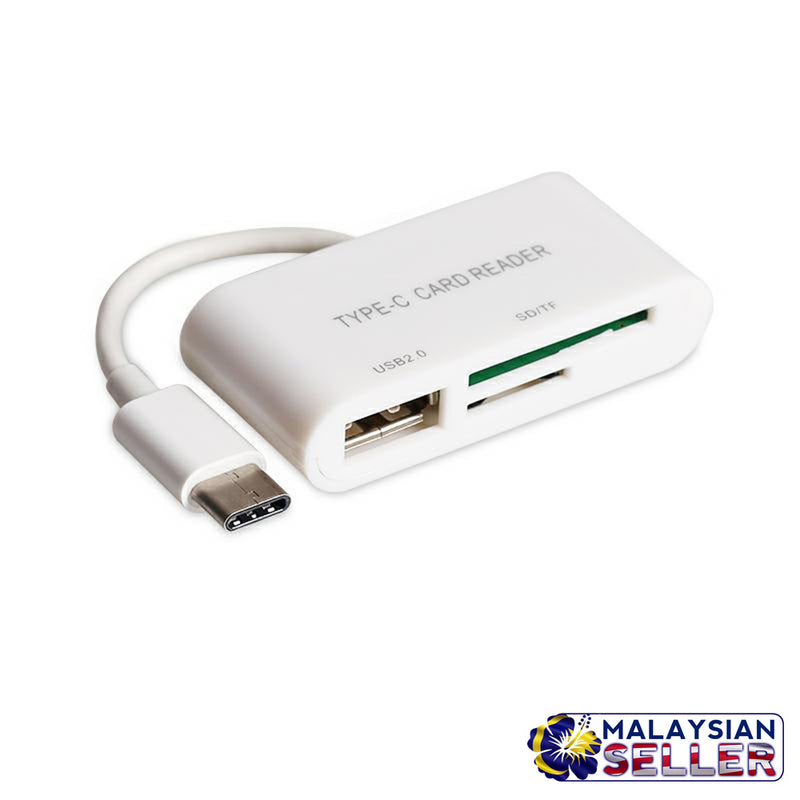 idrop 3in1 Type C Micro SD SDHC TF Card Reader USB 3.1 OTG Adapter