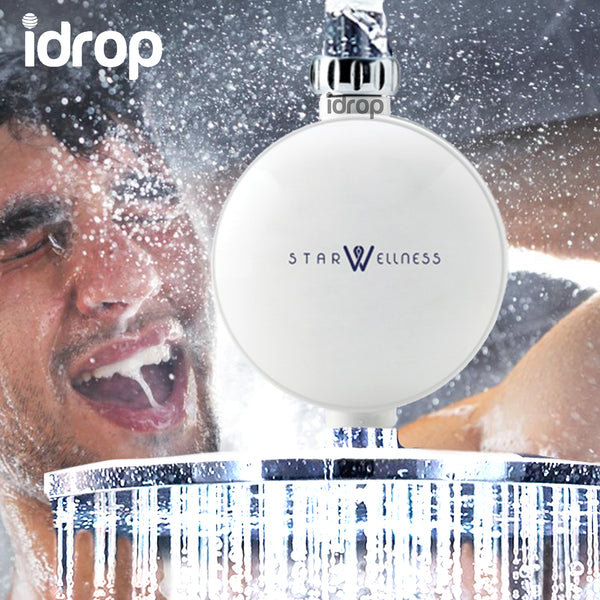 idrop Star Wellness Shower Filter healthy filtered water with Ceramic Balls and Calcium Sulfite