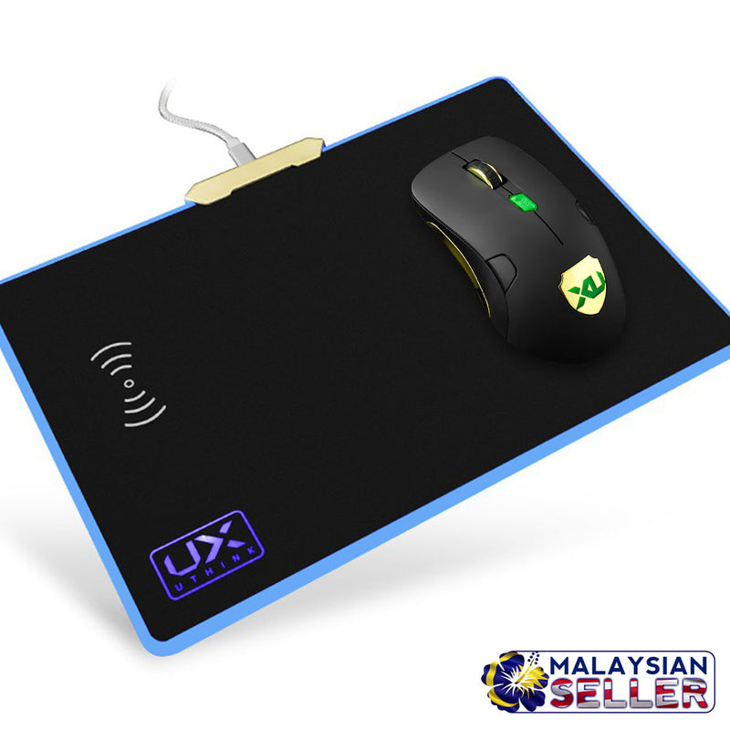 idrop Multifunction W-01 LED Light Qi Wireless Charging Mouse Pad & Mouse Set