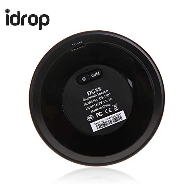idrop Portable Cone Shape Colorful LED Lights Pulse Bluetooth Speaker Multi-color LED