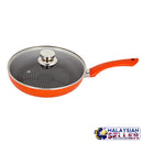 idrop Non-Stick Thick Stainless Steel Frying Cooking Wok Pan [28cm]