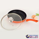 idrop Non-Stick Thick Stainless Steel Frying Cooking Wok Pan [28cm]