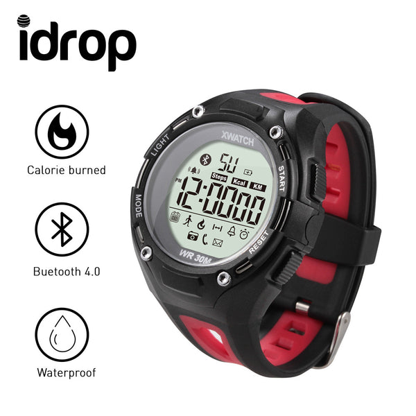 idrop XWatch Sports Smart Watch 3ATM Waterproof Dustproof Dropproof Sports Bluetooth 4.0