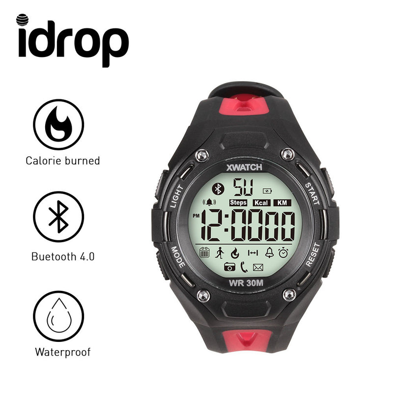 idrop XWatch Sports Smart Watch 3ATM Waterproof Dustproof Dropproof Sports Bluetooth 4.0