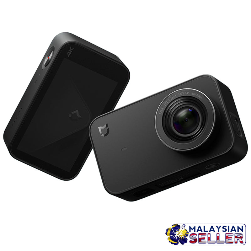 idrop Xiaomi Mijia 4K 30fps 2.4" Touch Screen Action Sport Camera Bluetooth WiFi 145 Degree Wide Angle Lens - BLACK